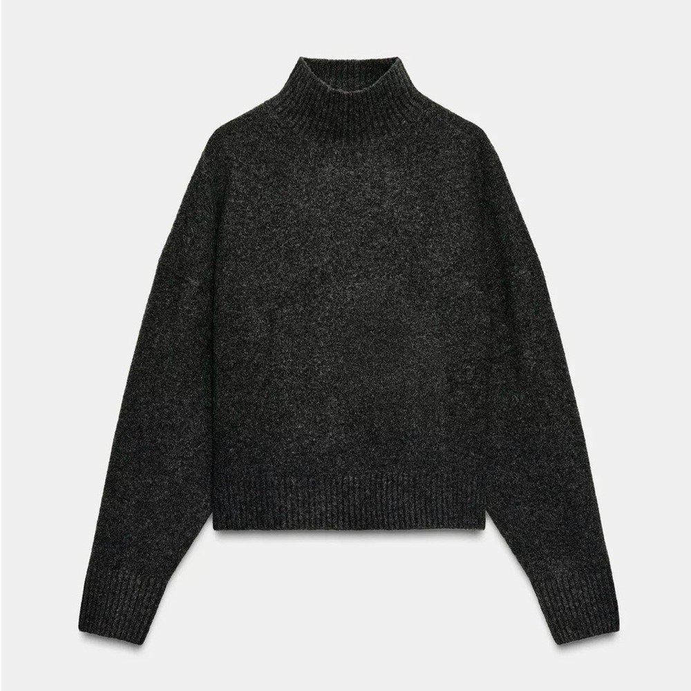 Zara Knit High Neck Sweater